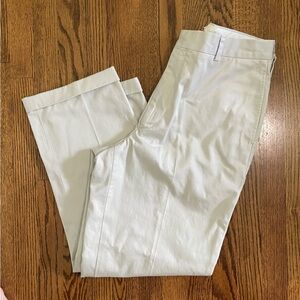 L.L. Bean Men's Khaki Chino‎ Pant Flat Front Cuffed Size 35